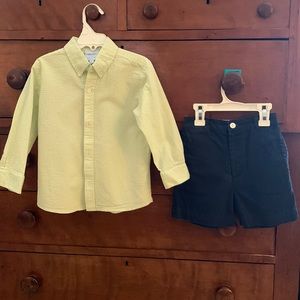 Little English shirt and shorts
